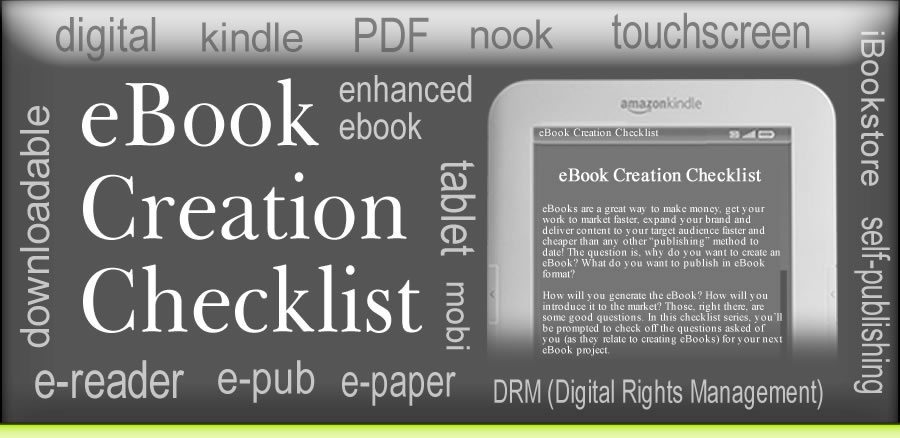 eBook Creation Checklist